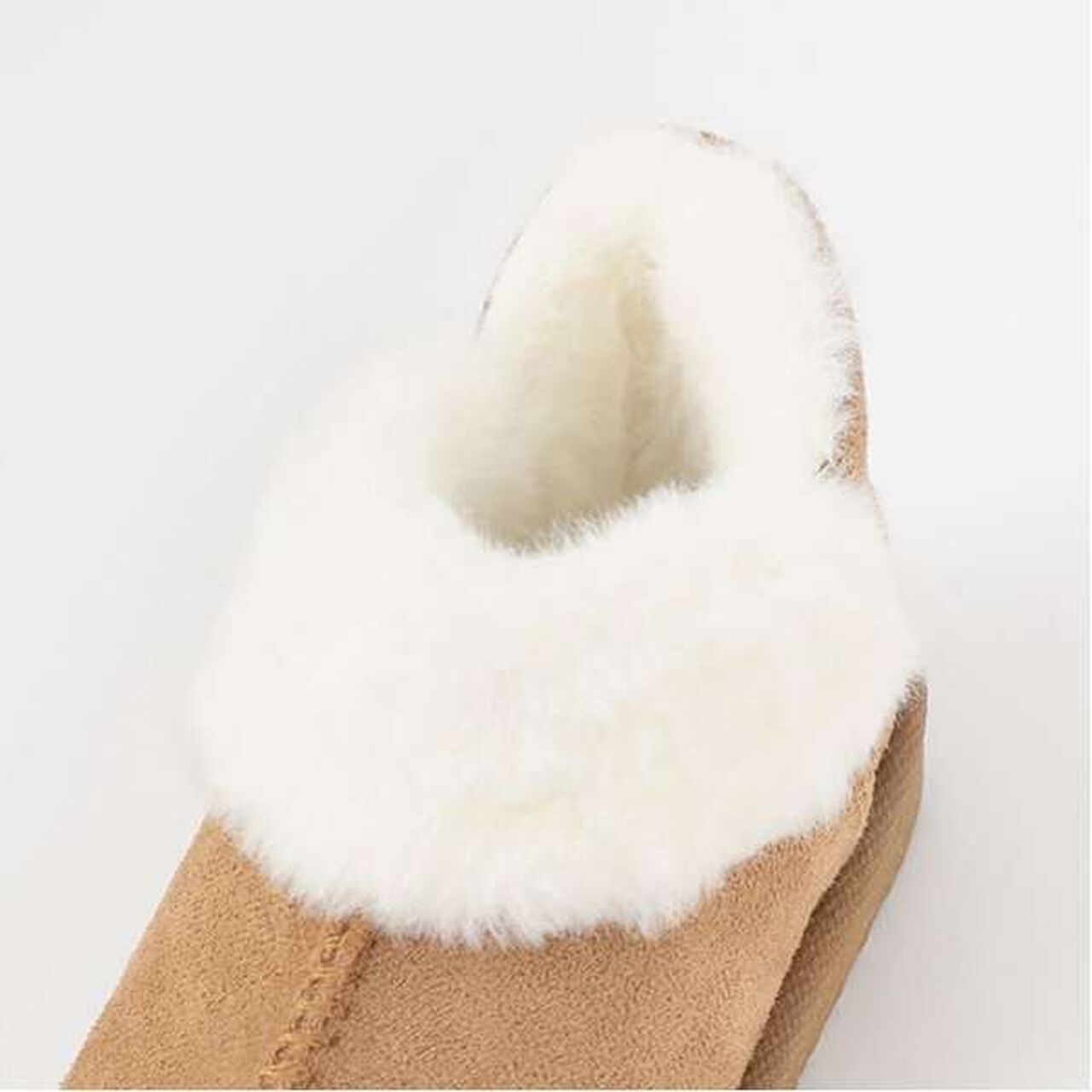 Shearling Slip-Ons,Beige, large image number 6