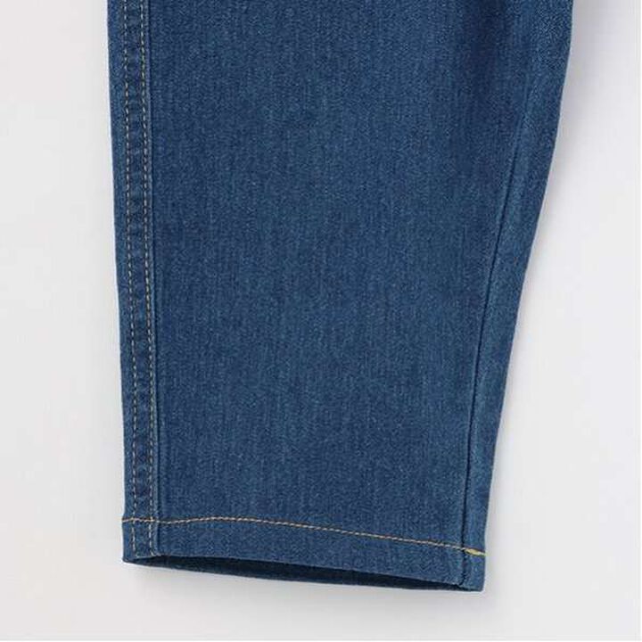 Stretch Denim Overalls,Navy, medium image number 14