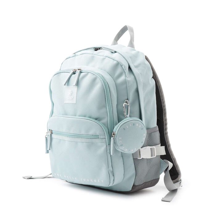 23L Water-Repellent Round Pouch School Backpack,Light blue, medium image number 23