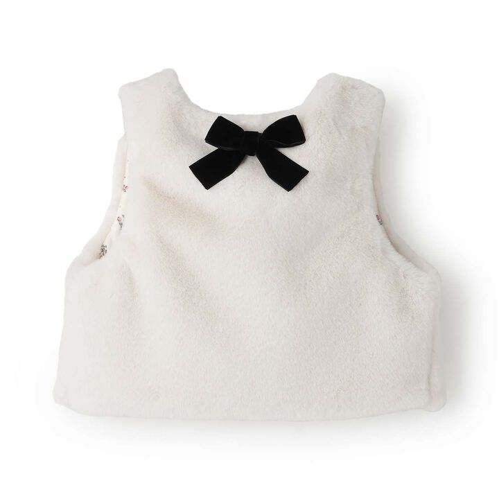 Link - Faux Fur Vest,Mocha tea, medium image number 6