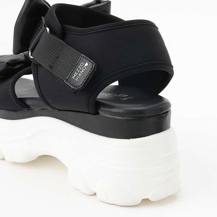 Double Ribbon Sport Sandals,White, medium image number 10