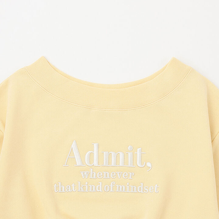 Off-Shoulder Pullover,Off white, medium image number 4