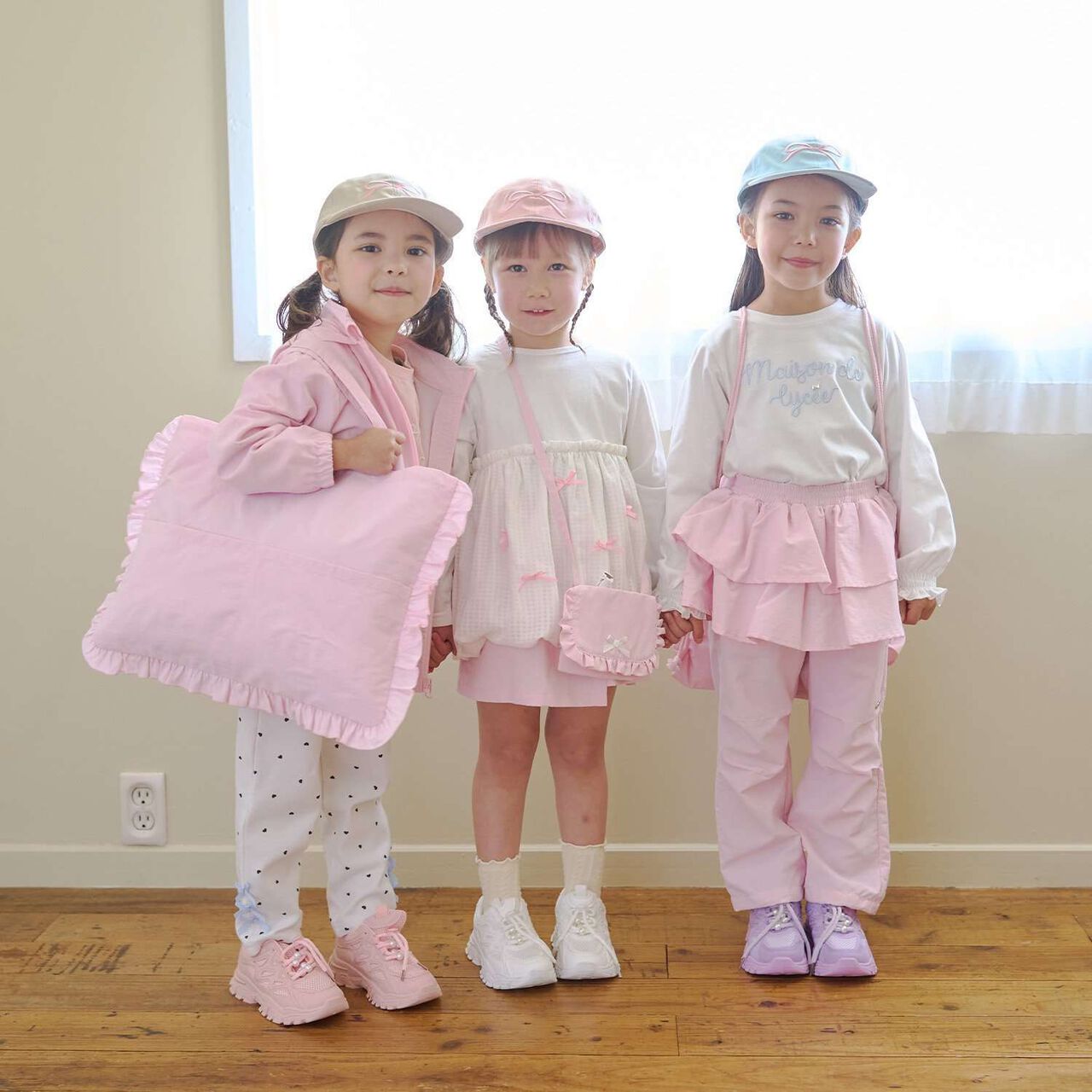 [School-Ready] [Water-Repellent, Anti-Stain, Durable, UV] Frill Lesson Bag with Ribbon,Lavender, large image number 28