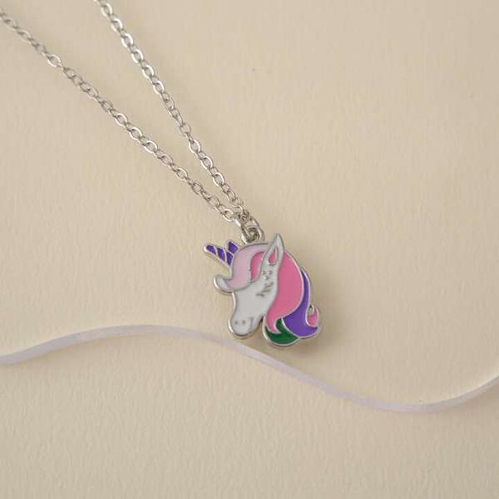 Unicorn Necklace,Multi color, medium image number 1