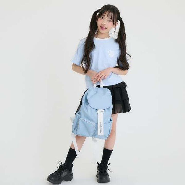 雙口袋翻蓋背包,薩克斯藍, medium image number 11