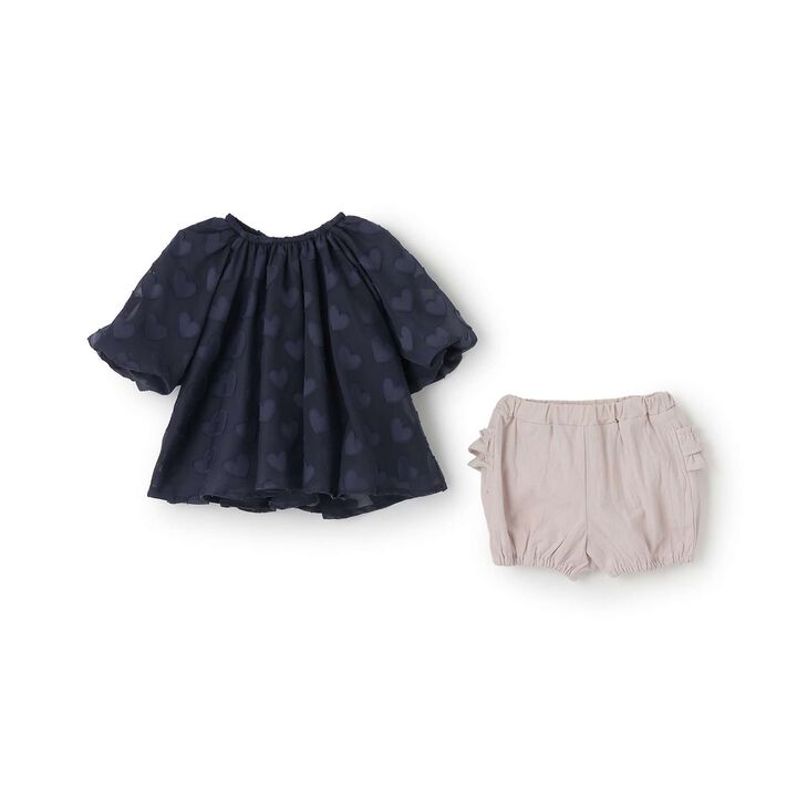 Heart Tunic Outfit Set,Light pink, medium image number 2