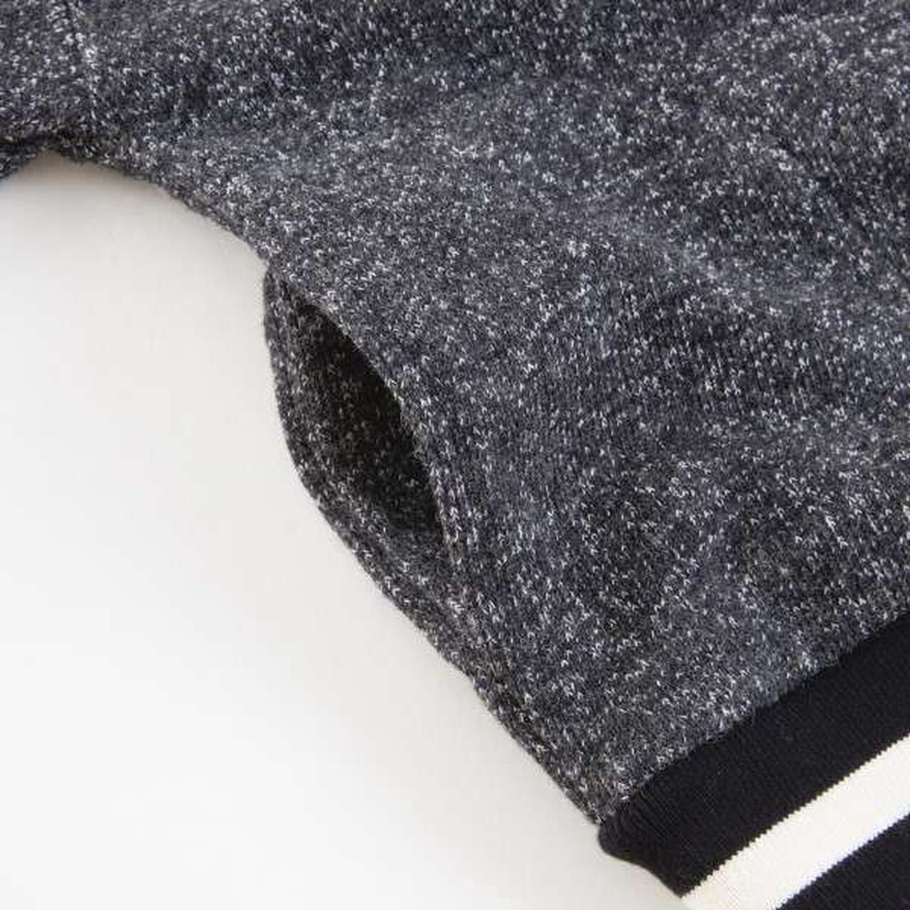 KP Boy Ribbed Sweatshirt [100-160],Black, large image number 10