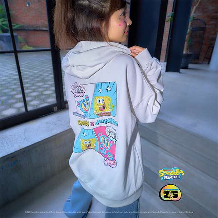SpongeBob Angel Blue Hoodie,Off white, medium image number 11