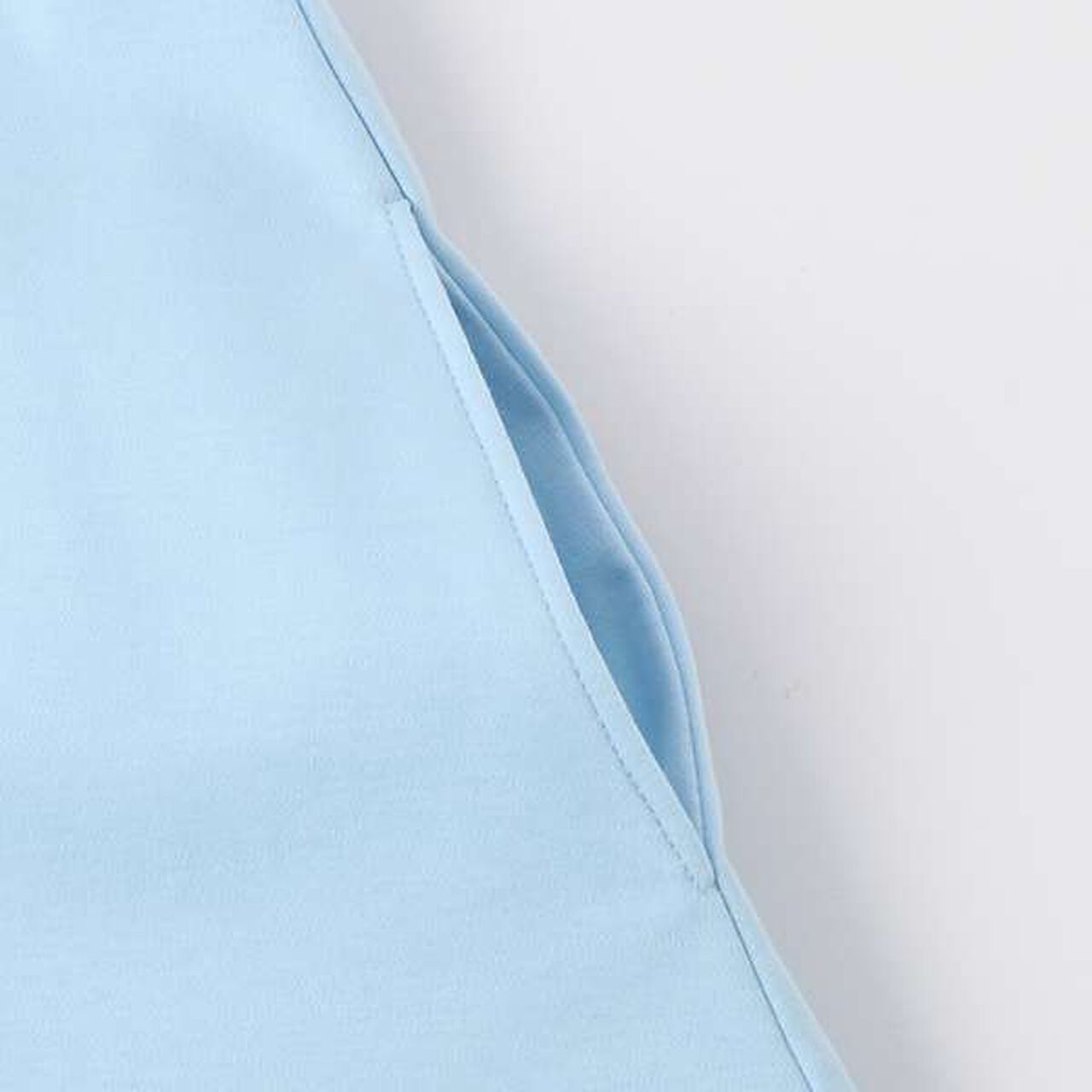 Sheer Gingham Shirt & Cut One-Piece Dress Set,Lavender, large image number 2