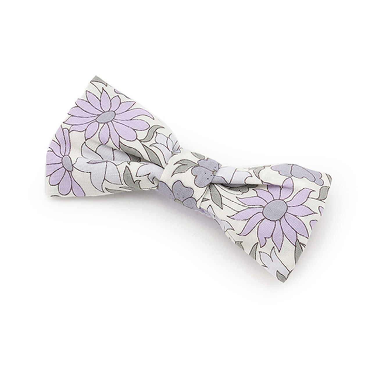 Liberty Ribbon Hair Clip,Lavender, large image number 0