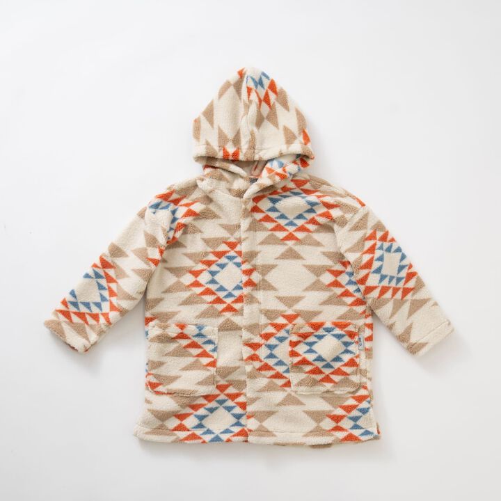 Fluffy Fleece Hoodie,Beige, medium image number 5