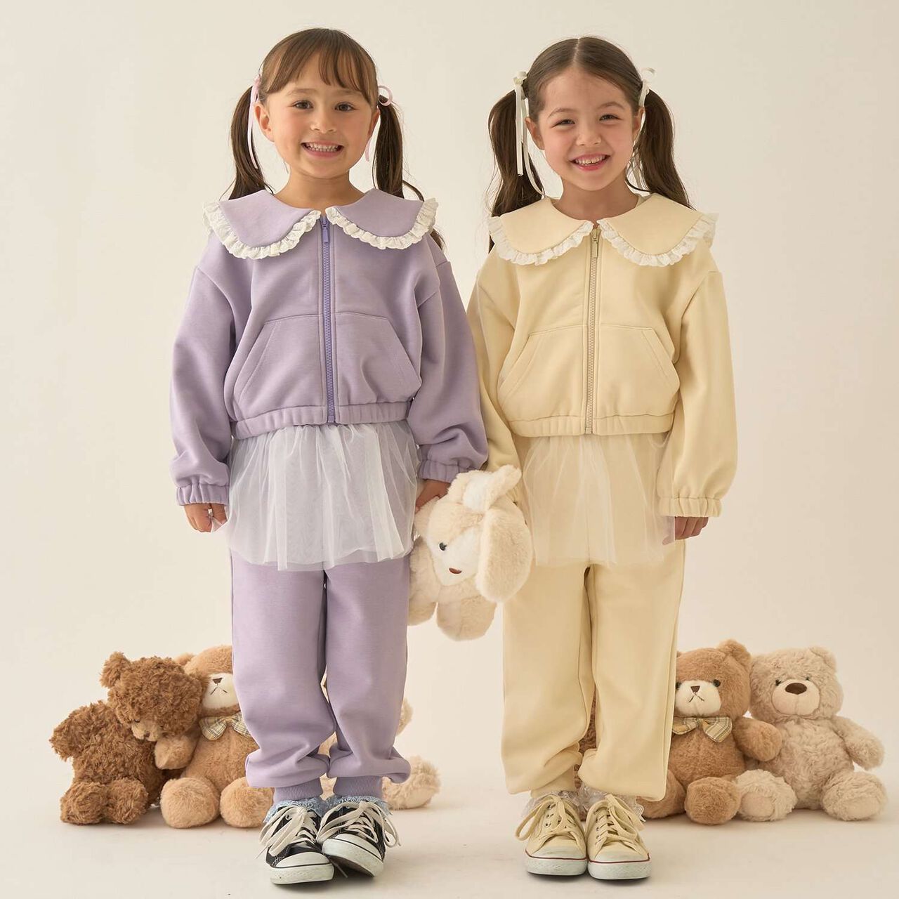 [Lycee Mine Ballet Series] Coordinatable Setup Sailor Collar Full-Zip Sweatshirt,Light blue, large image number 39