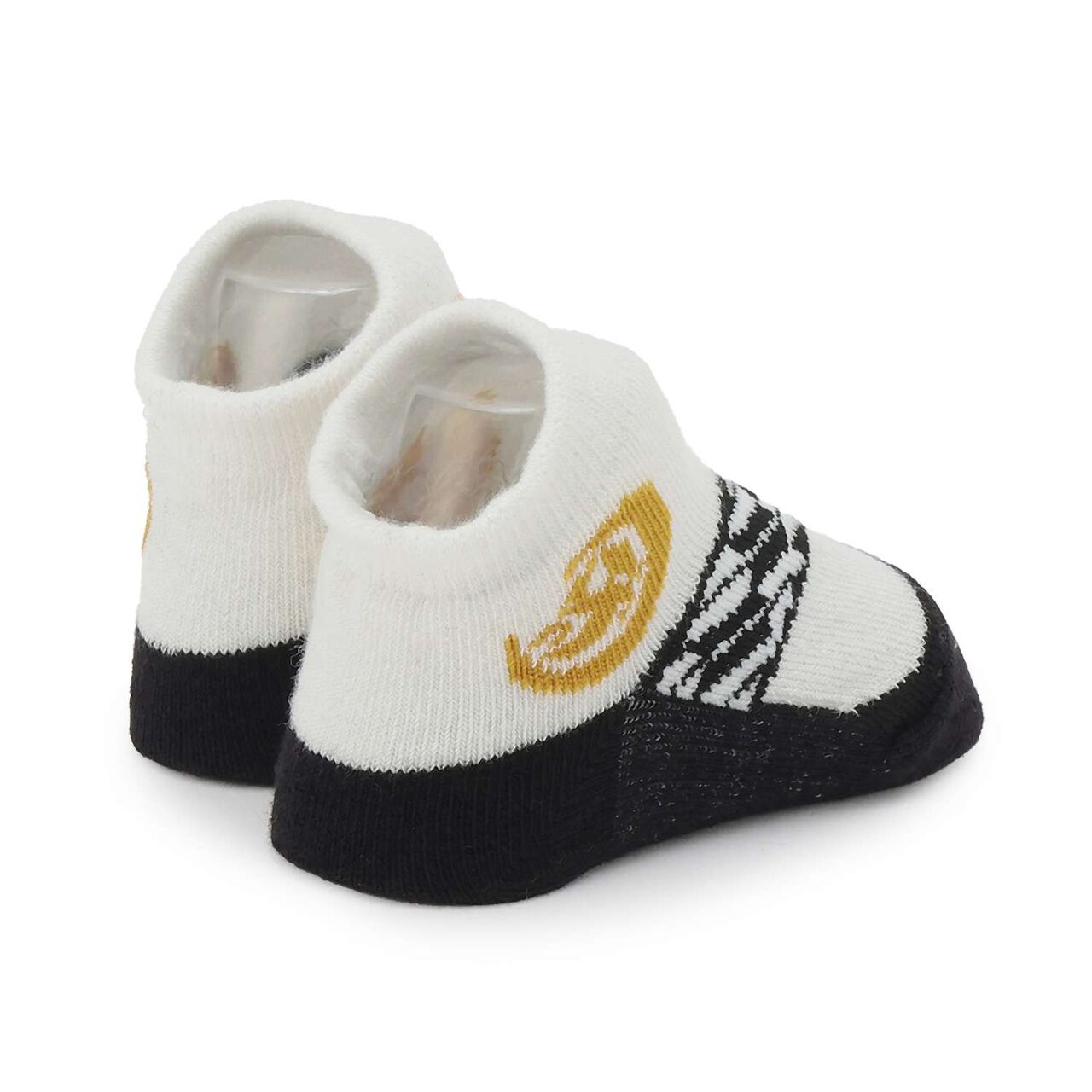 Crest Pattern Cup Socks,White, large image number 1
