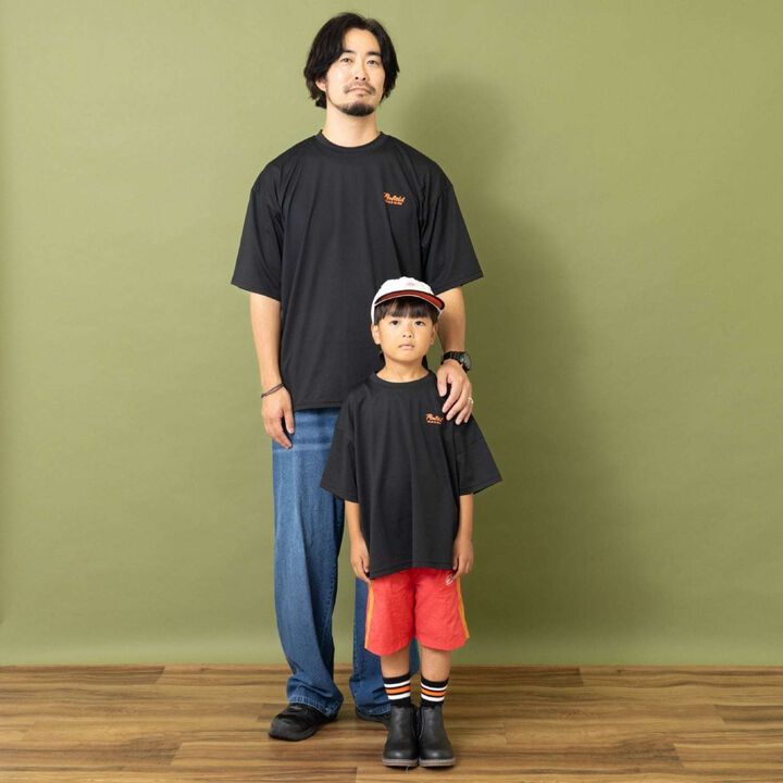 [Penfield] [親子連結款] [接觸涼感] DAD字樣大後背T恤,黑色, medium image number 1