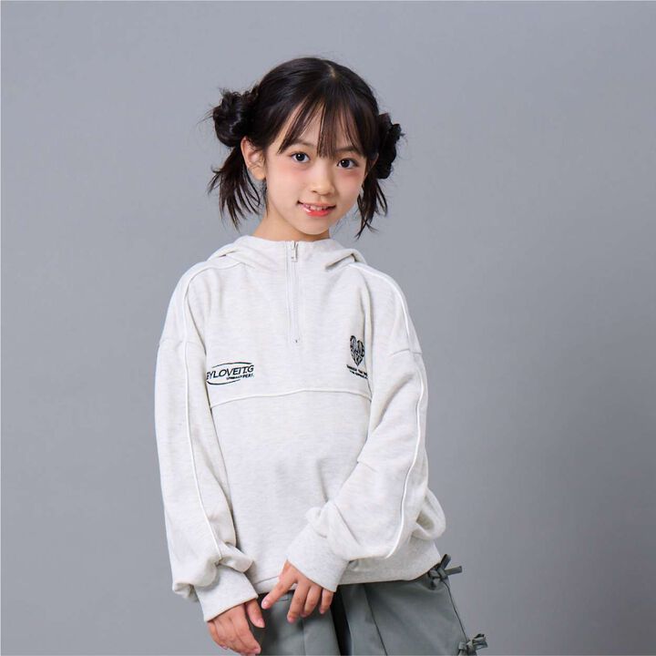 Piping Game Hoodie,Smoke white, medium image number 0