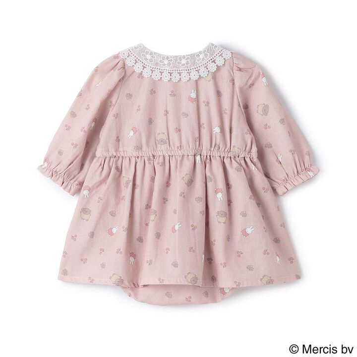 [D Bruna] All-Over Pattern Romper,Yellow, medium image number 1