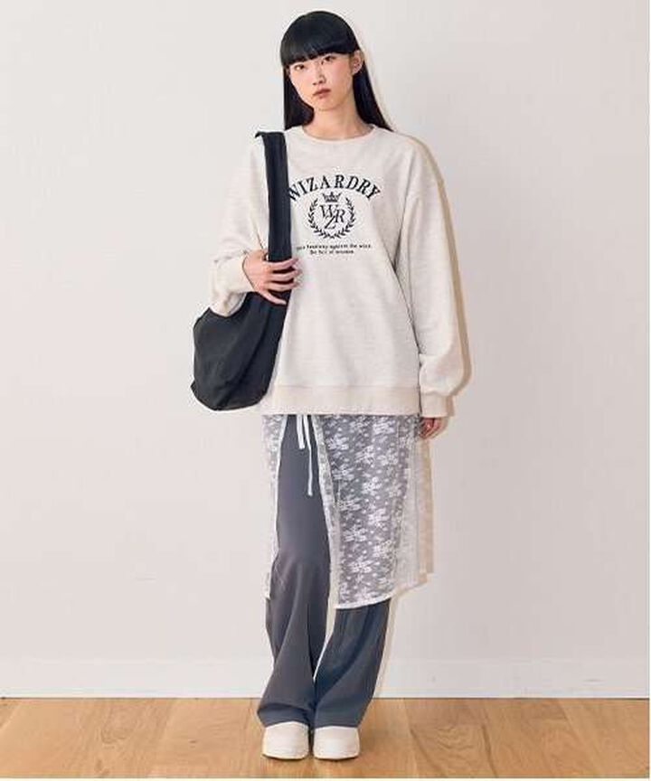 Lace Wrap Skirt,Ivory, medium image number 5