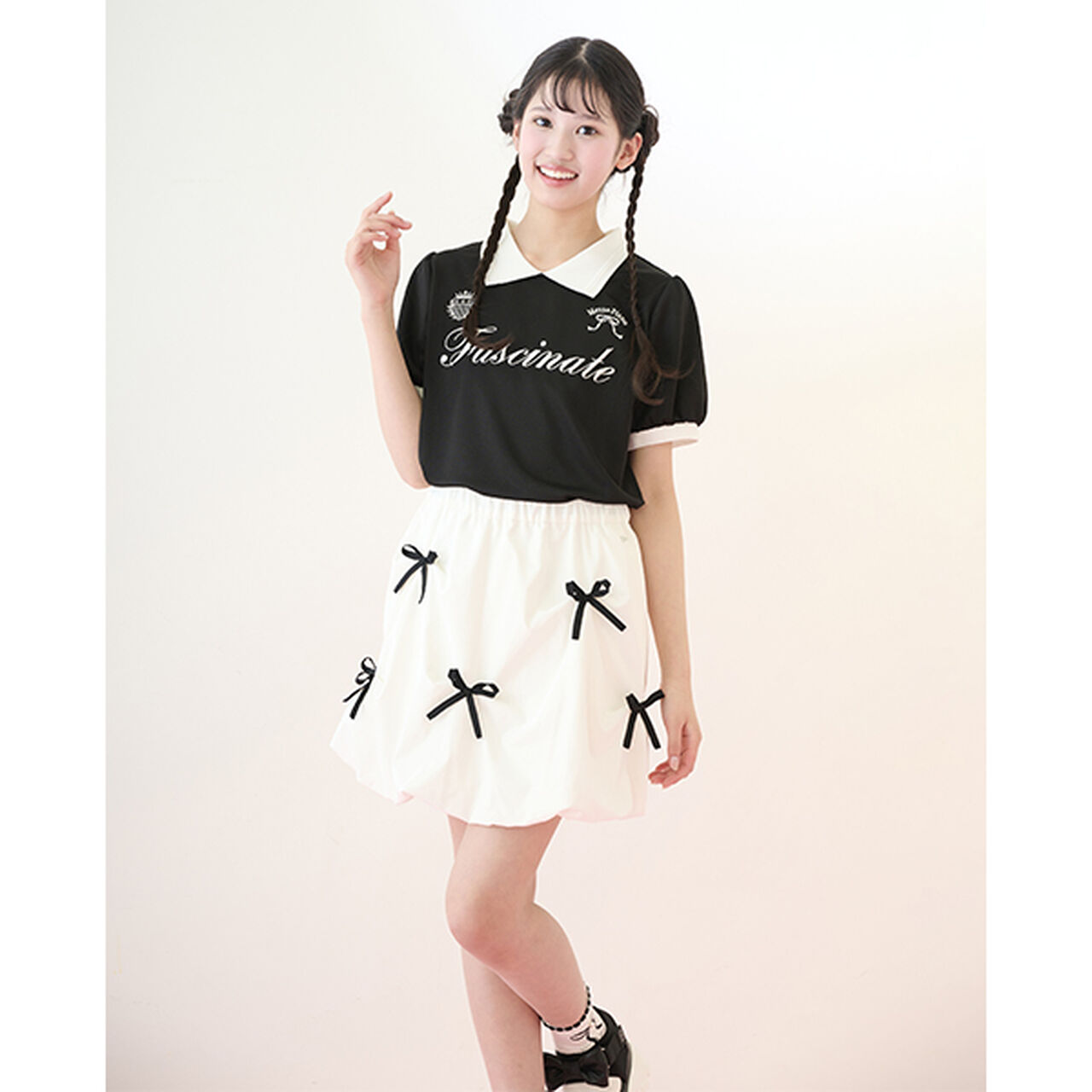 [UV Protection & Cool Touch] Collared Top,Sax blue, large image number 5