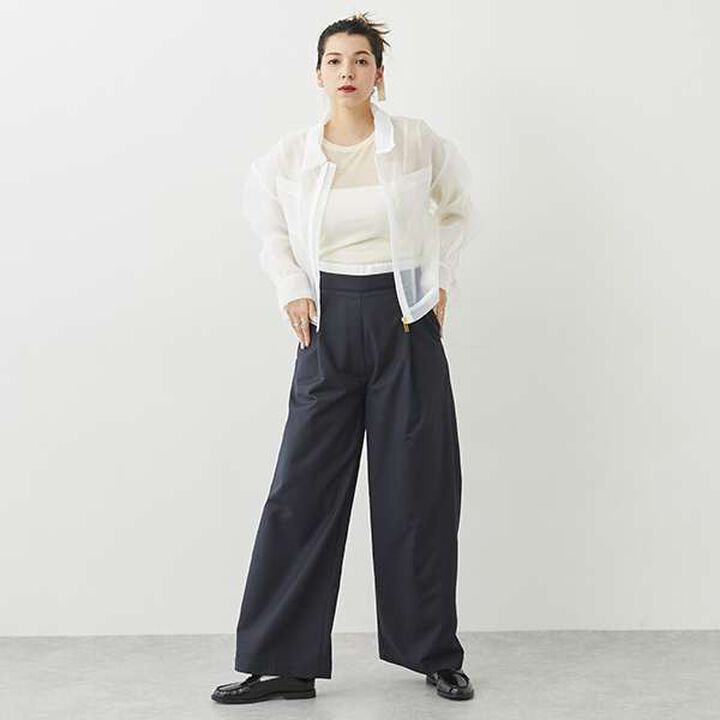 [LADIES] Double Waist Pants,Beige, medium image number 20