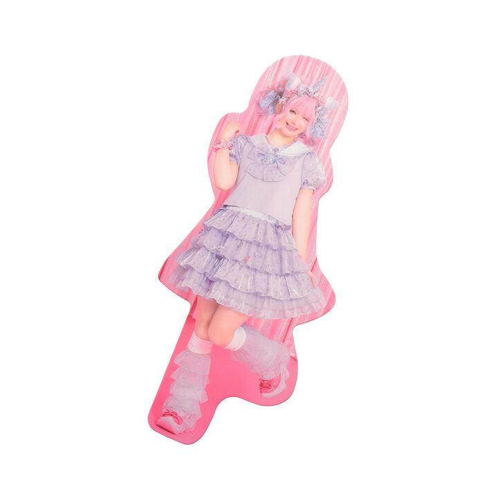 Shinako-chan Ribbon Hair Clip Set (2 Pieces),Lavender, medium image number 4