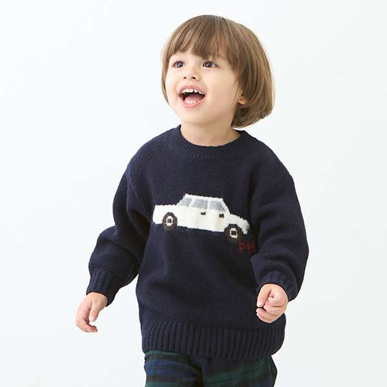 Fluffy and Soft Motif Knitwear,Ivory, large image number 20