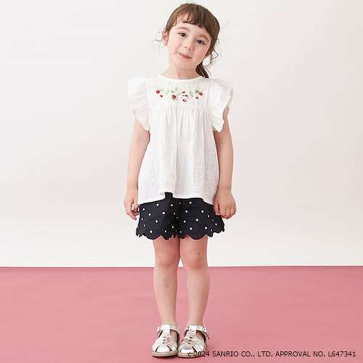 [Link] Scalloped Short Pants (Kids),Navy, medium image number 12