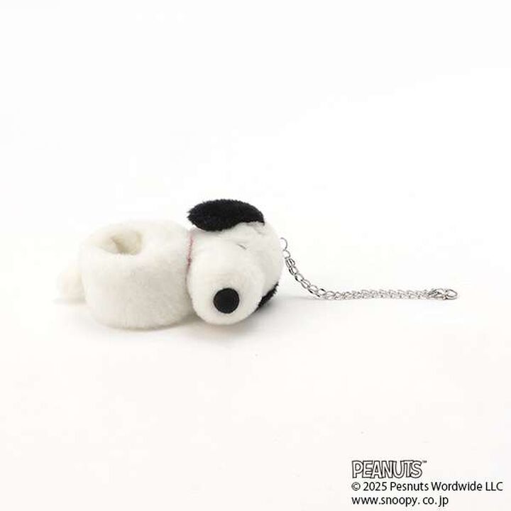 [PEANUTS] Twist Fur Charm,White, medium image number 3