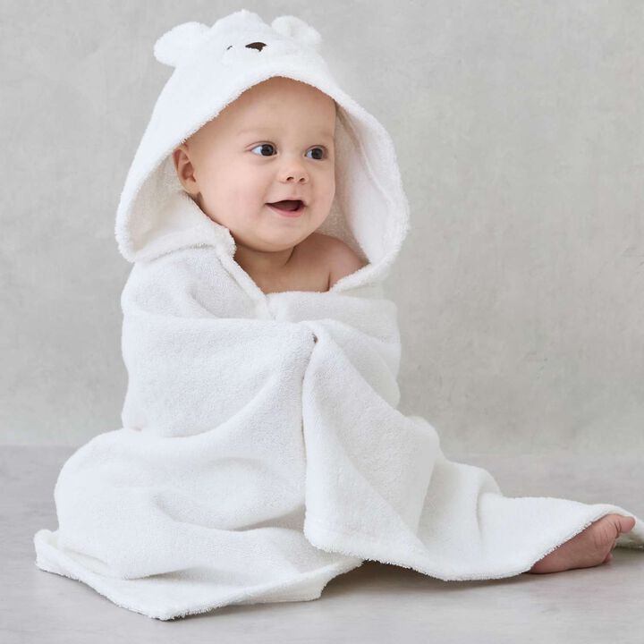 Animal Bath Poncho,Light blue, medium image number 1