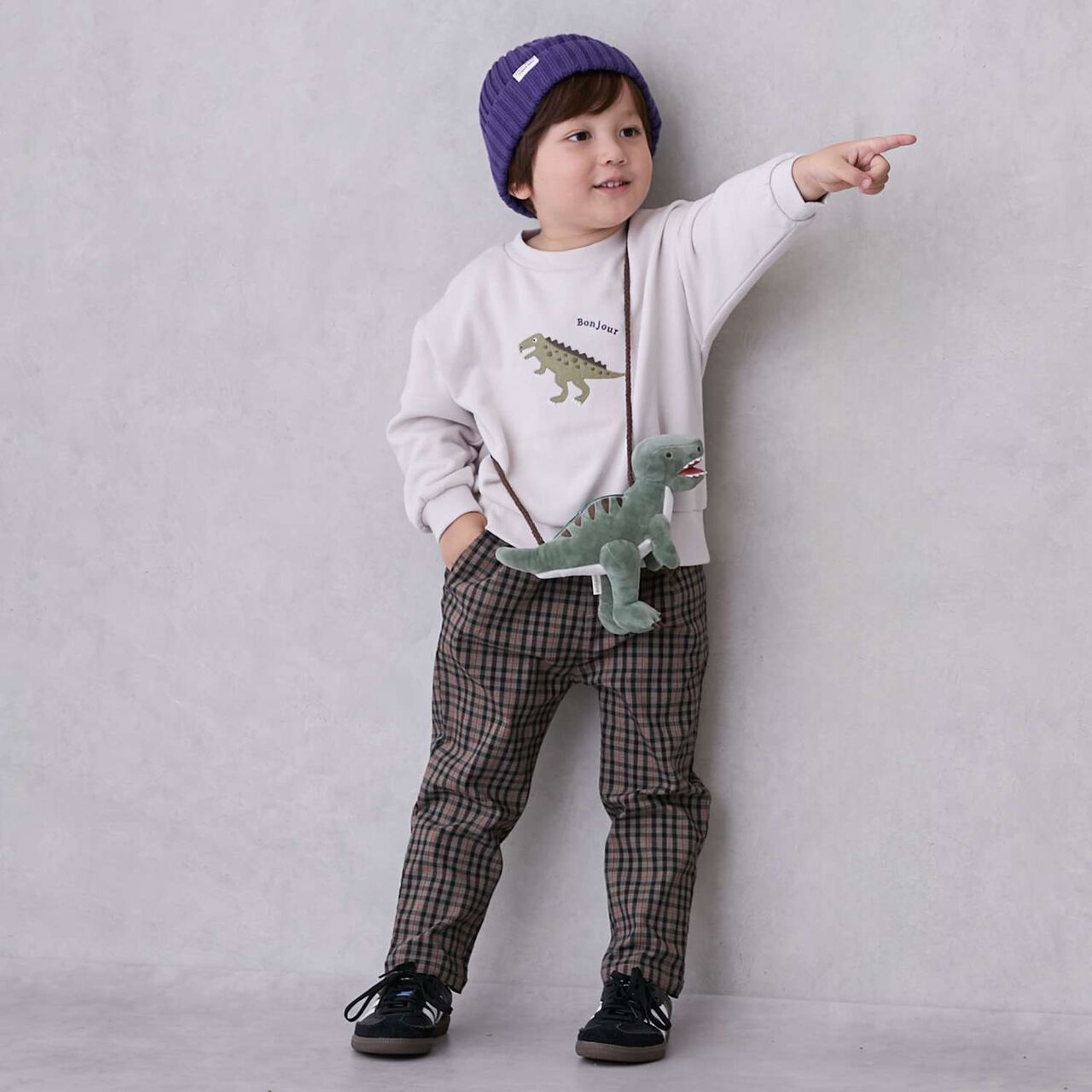 Dinosaur Small Shoulder Bag,Light orange, large image number 3