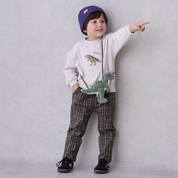 Dinosaur Small Shoulder Bag,Light orange, medium image number 3