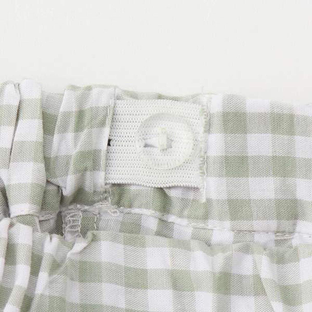 [Link] Check Half Pants,Ivory, large image number 3