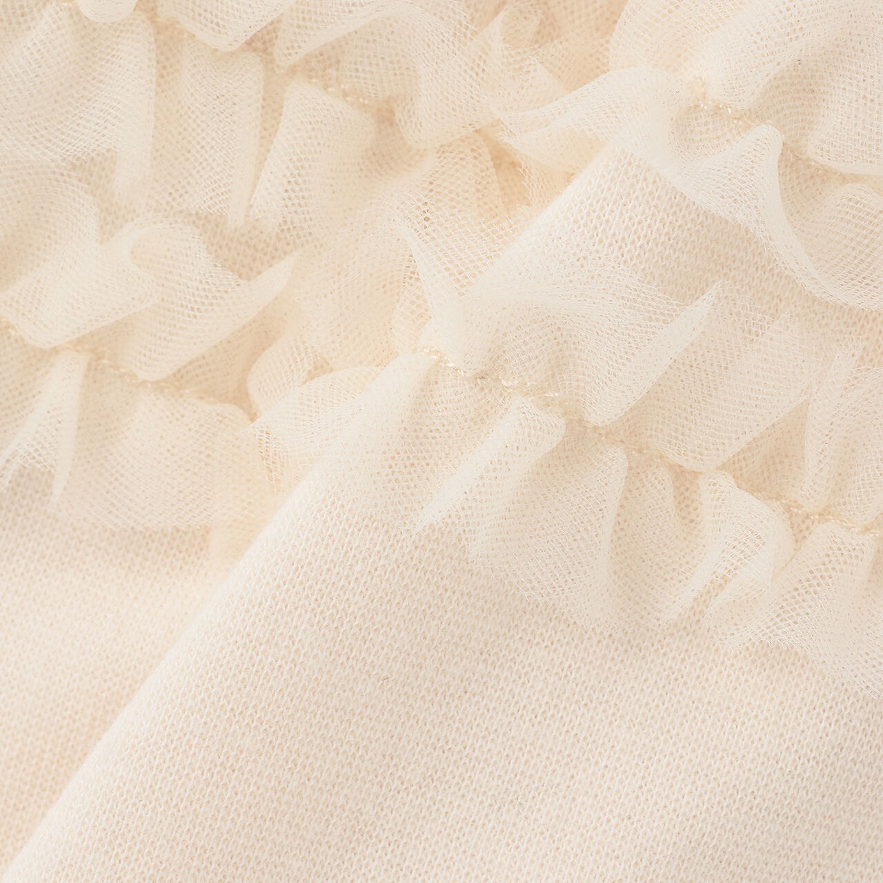 Frilled Pants with Ruffled Back,Ivory, large image number 5