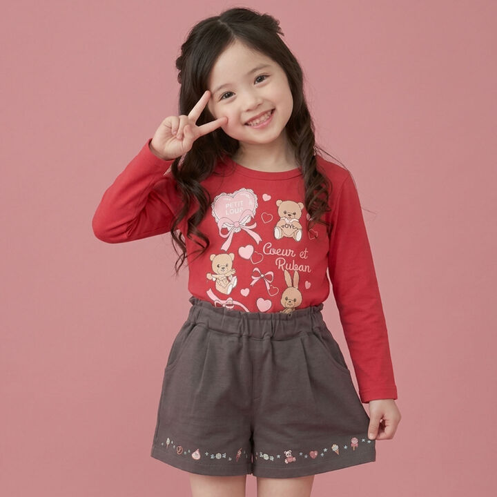 Sweets Motif Embroidered Pants,, medium