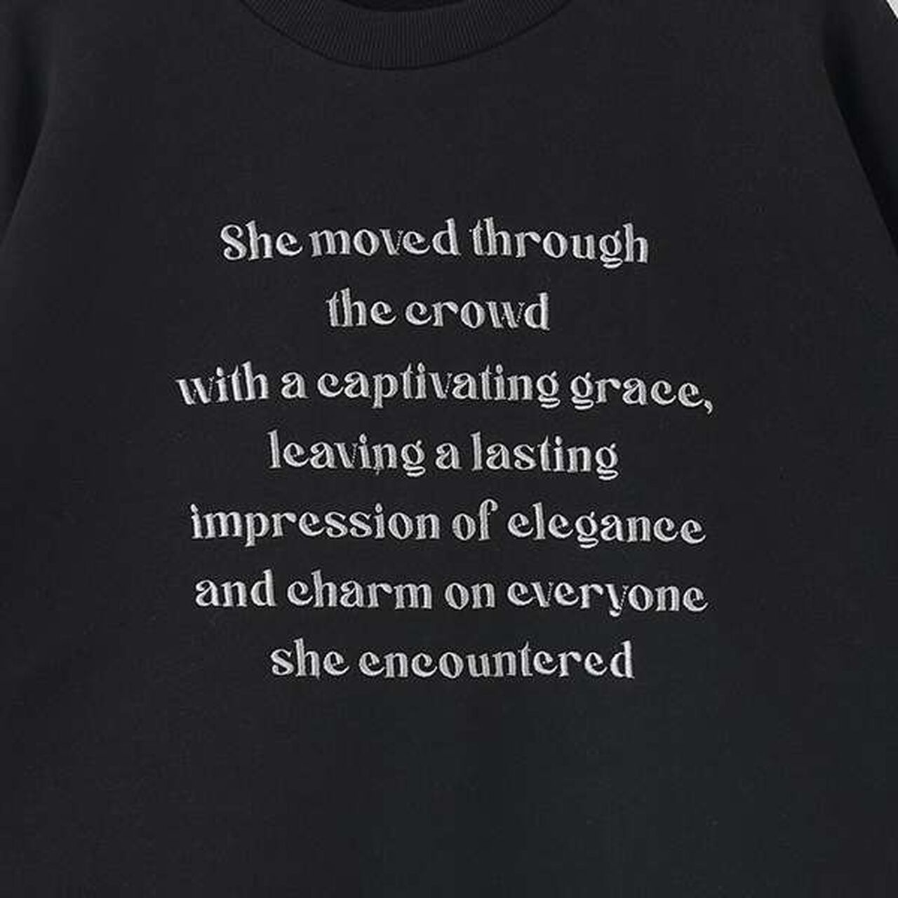 [Matching with Dad]  Big Logo Sweatshirt,Deep green, large image number 5