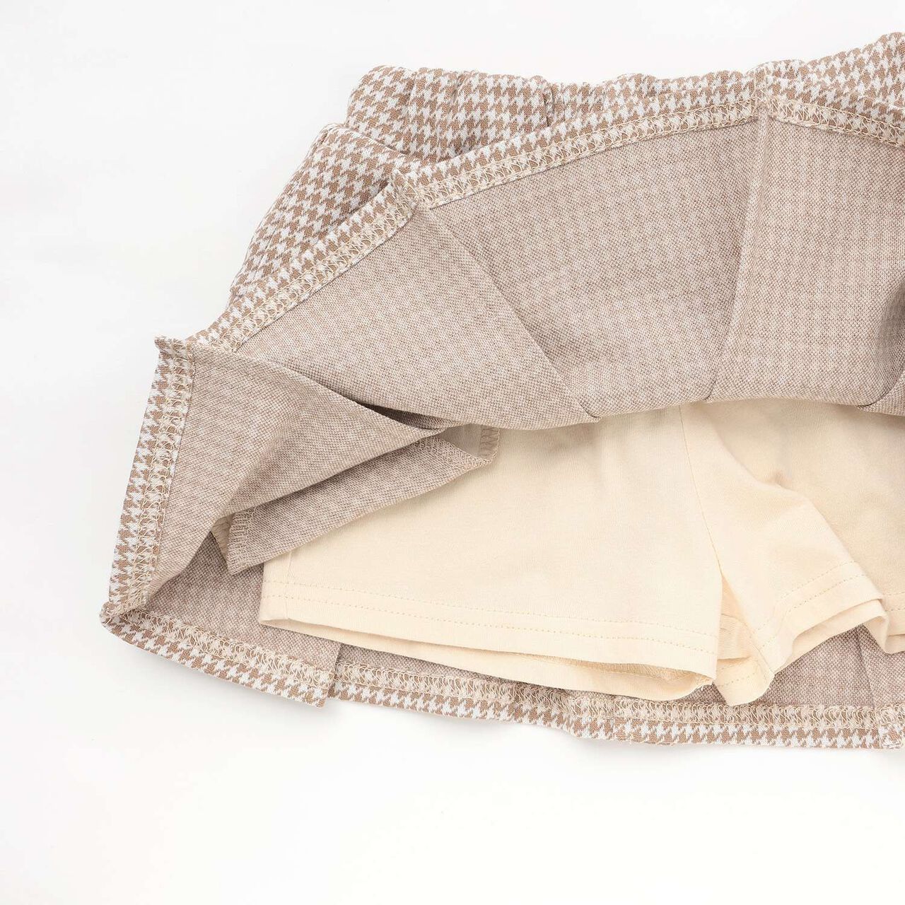 Cut JQ Skirt with Shorts,Black, large image number 5