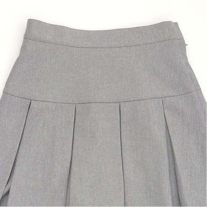 Graduation Attire Box Pleated Skirt-Pants,Light gray, medium image number 11