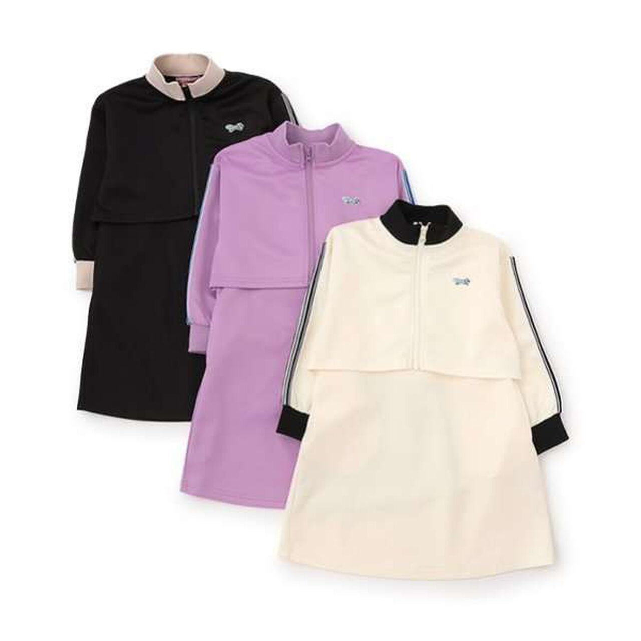 [The FOX] Fox Layered One-Piece Dress Set,Lavender, large image number 6