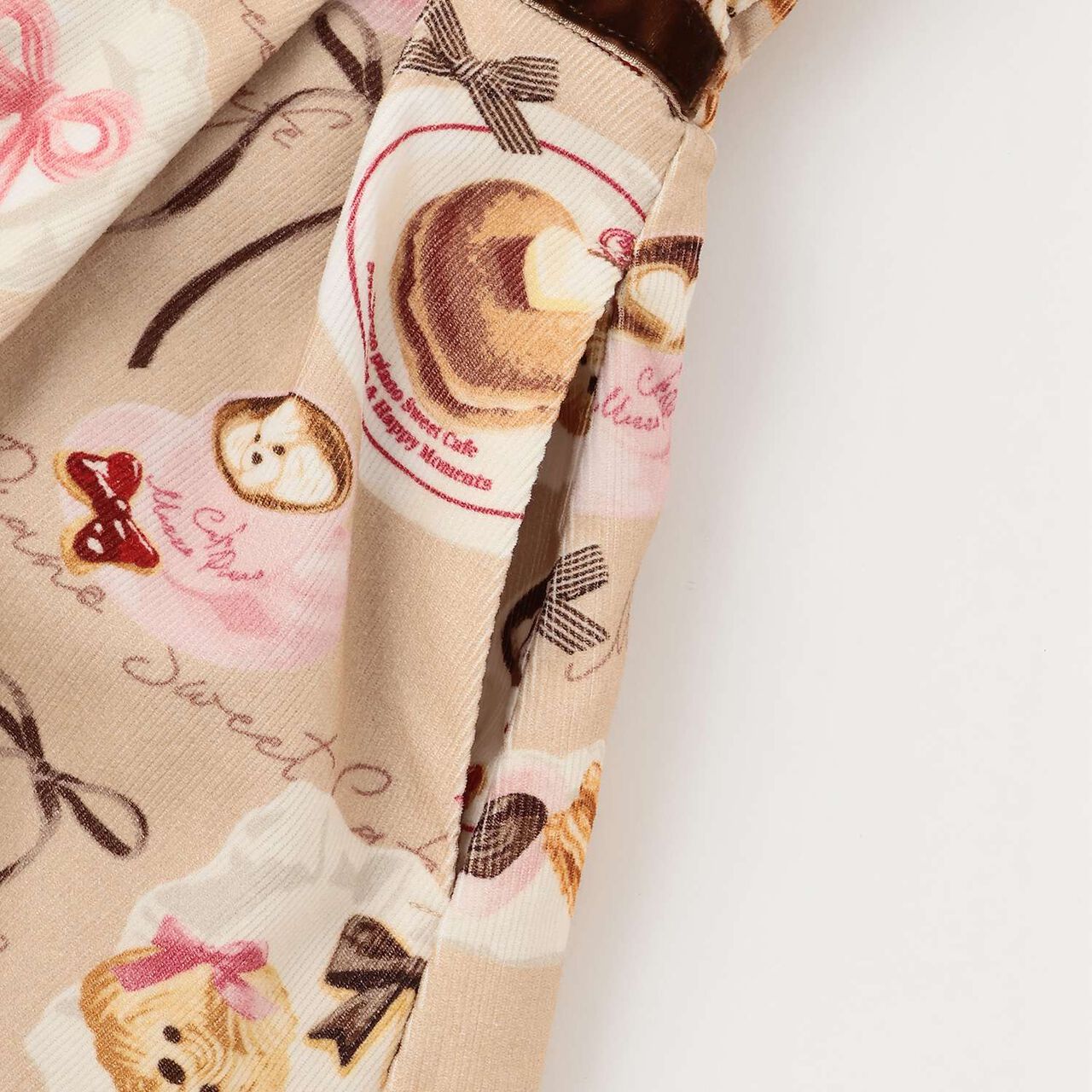 Café Pattern Camisole Dress,Pink, large image number 4