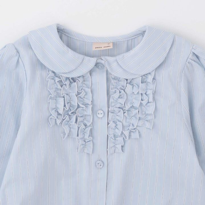 Chibi Frill Blouse,Blue, medium image number 7