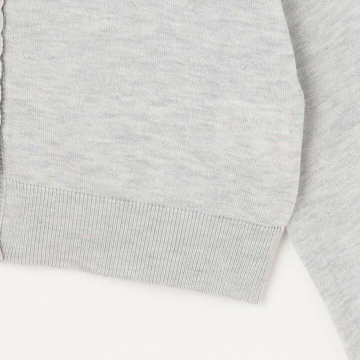 Lame Knit Cardigan♪,Light blue, medium image number 4