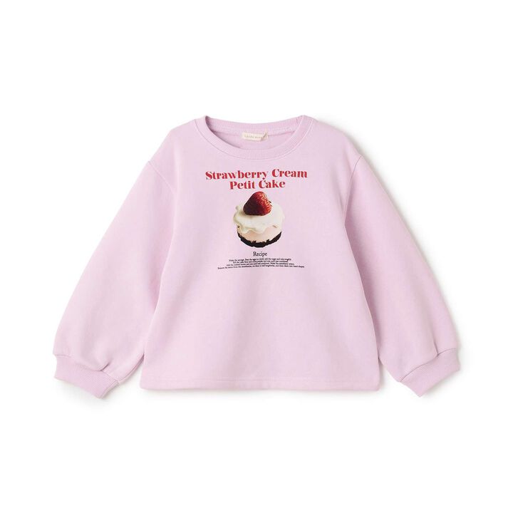 [Lycee Mine Ballet Series] [Wool Lining] Cake Transfer Print Sweatshirt,Mint, medium image number 2