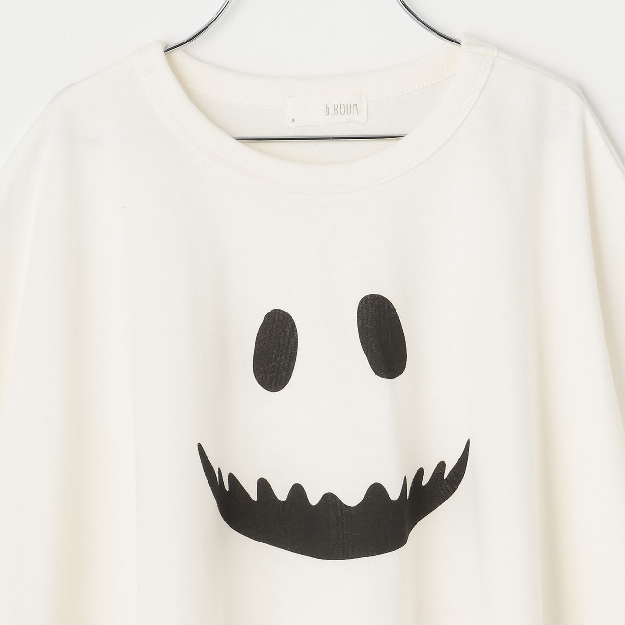 [Halloween] Stain-Resistant, Quick-Dry & UV-Protection Ghost T-Shirt,Ivory, large image number 13