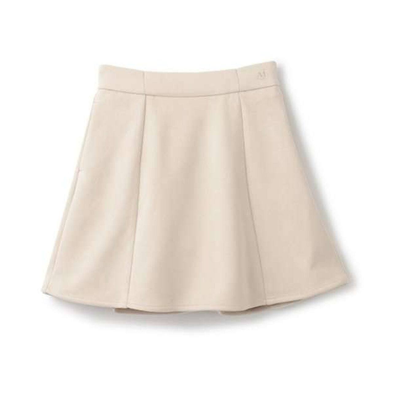 [AMI] Ponte Suede Skirt with Shorts,Mocha tea, large image number 4