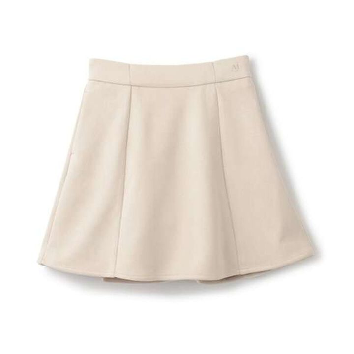 [AMI] Ponte Suede Skirt with Shorts,Mocha tea, medium image number 4