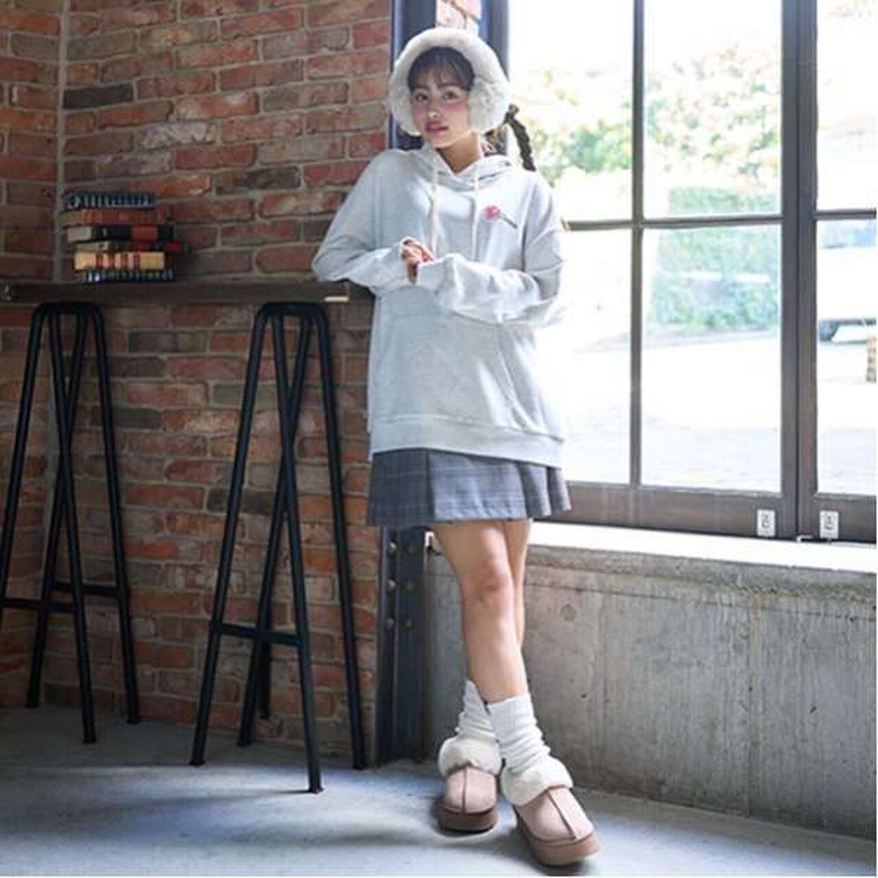 Leg Warmers,Black, large image number 4