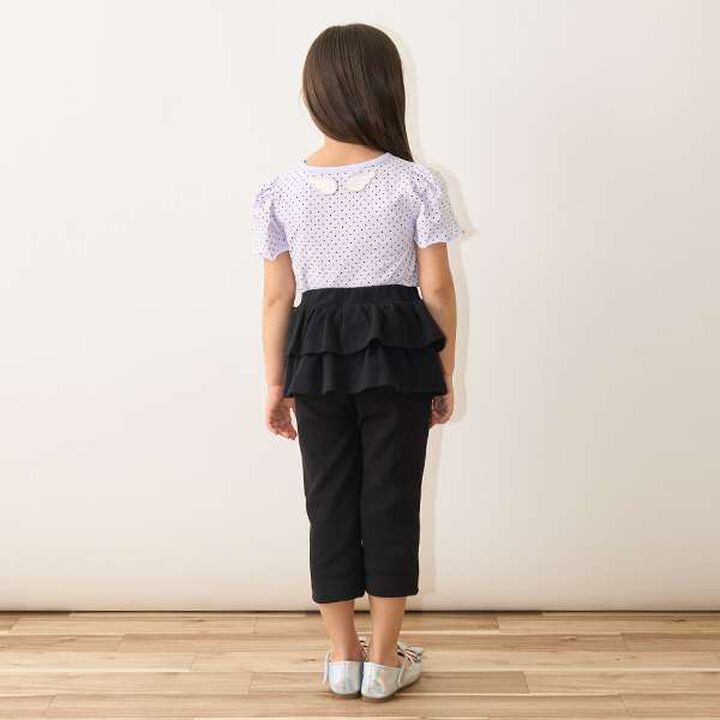 Tomo Pants Back Frill 7/8 Capri Pants,Ivory, medium image number 12