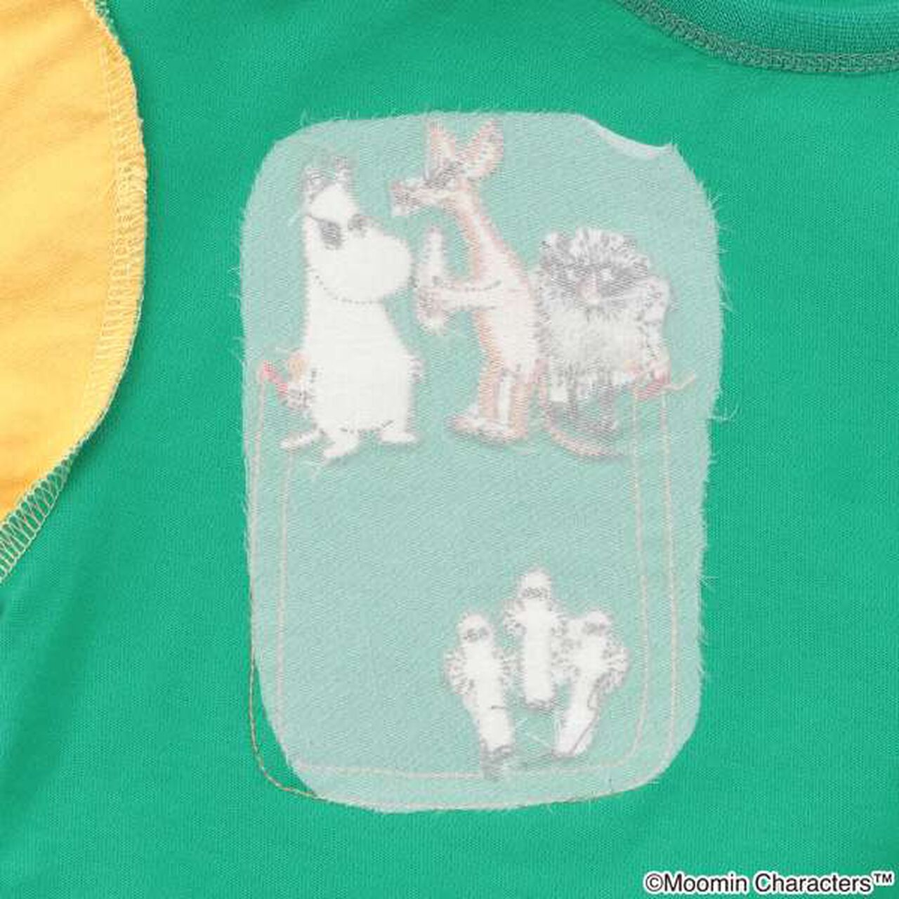 MOOMIN/Chest Pocket Short Sleeve T-Shirt,Green, large image number 14