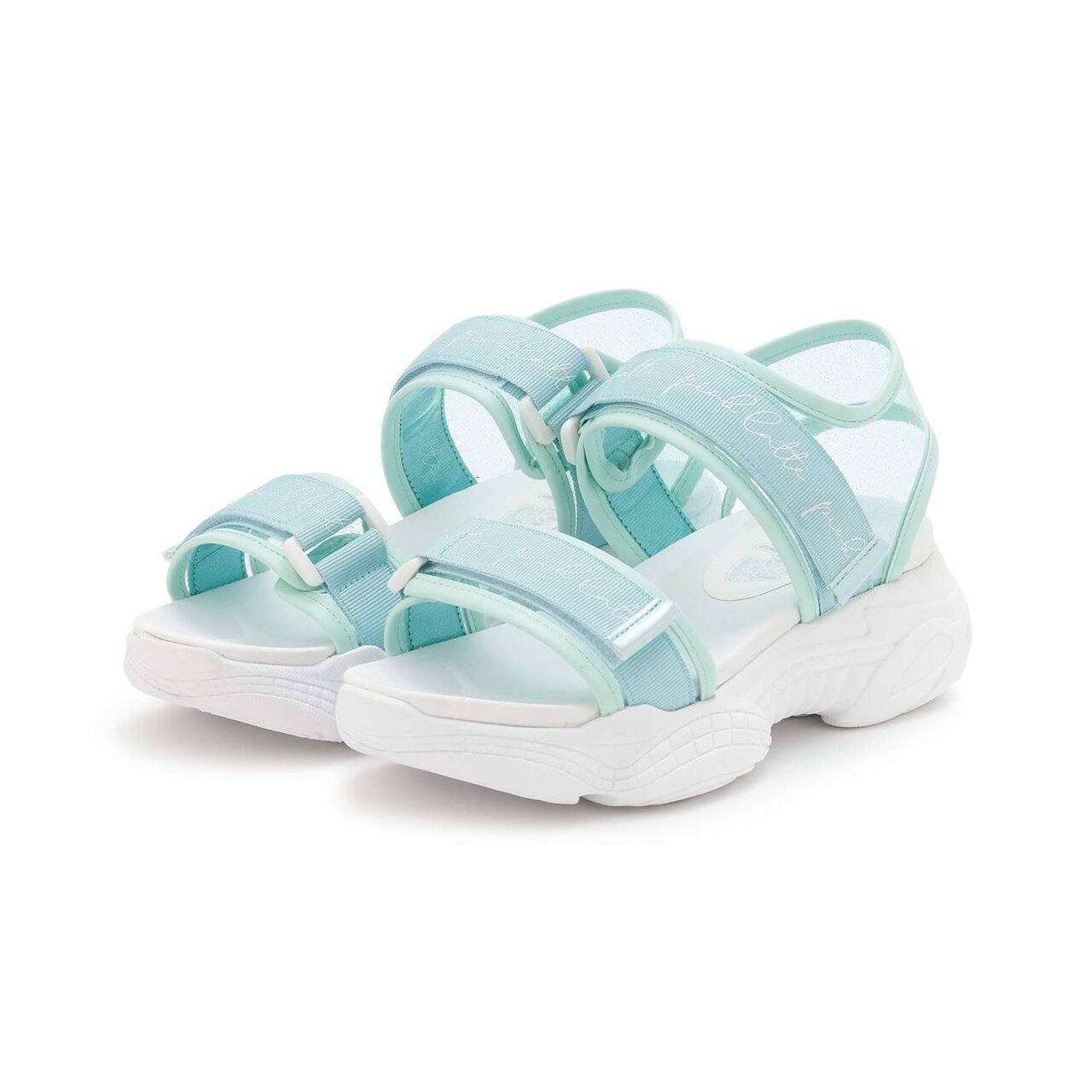 Double Strap Sandals,White, large image number 8