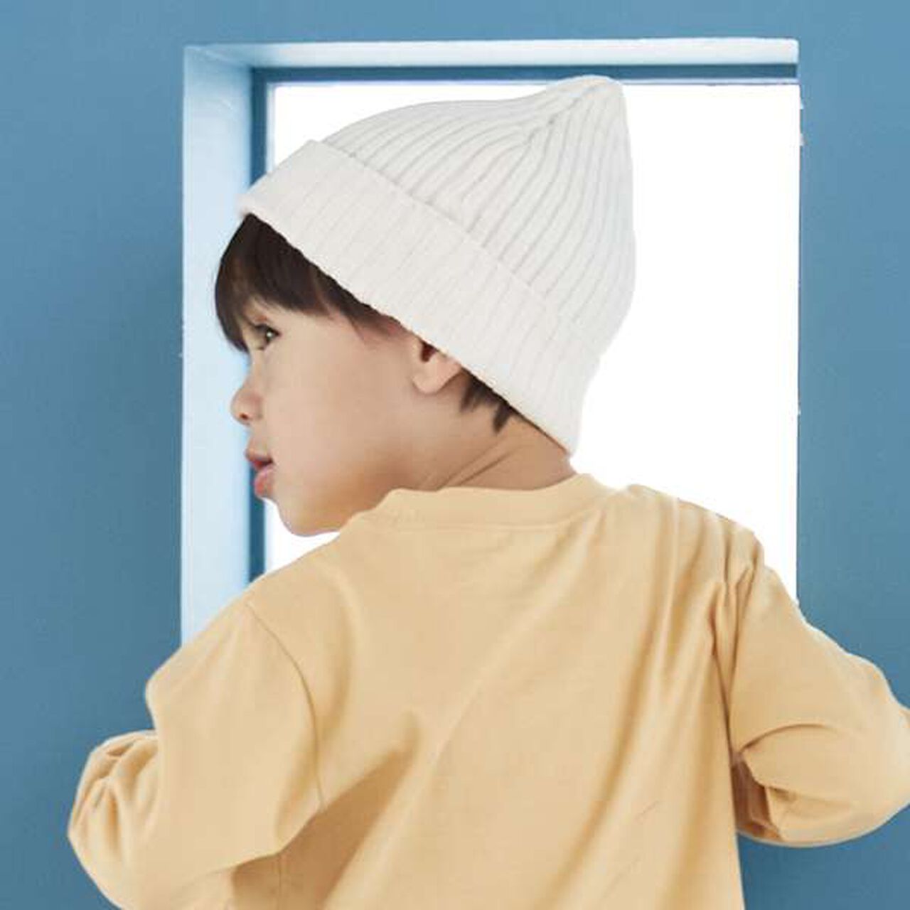 Logo Embroidery Knit Cap,Lavender, large image number 17