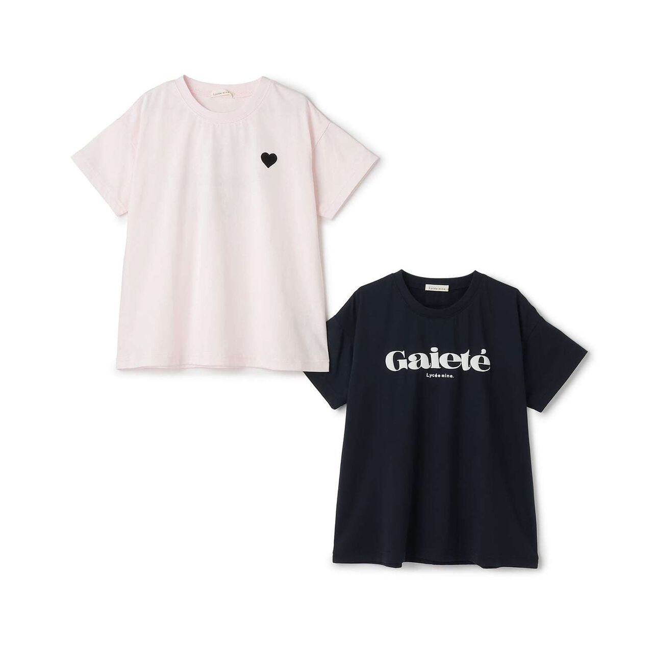 [100% Cotton] Heavy Rotation A-Line T-Shirt 2-Piece Set for Girls Kids,Dark red, large image number 2